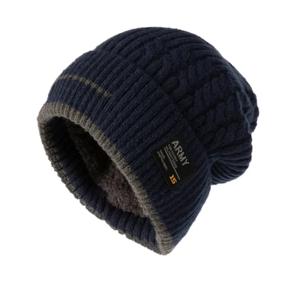 2023 Winter Beanie Hat for Men Knitted Hat Winter Cap Beanie Women Thick Bonnet Hats Skullies - Image 6