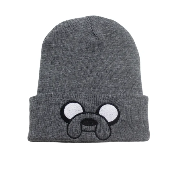 Adventure Time Adult Embroidery Knitted Hats Cartoon Anime Headgear Autumn Cap Winter Hat Student Bonnet Christmas Birthday Gift - Image 6