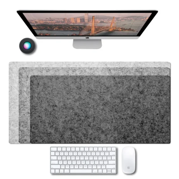 Cushion Large XXL gaming mouse pad Computer Desk Mat Table Keyboard Wool Felt Laptop Desk Non-slip deskpad Mousepad - Image 2