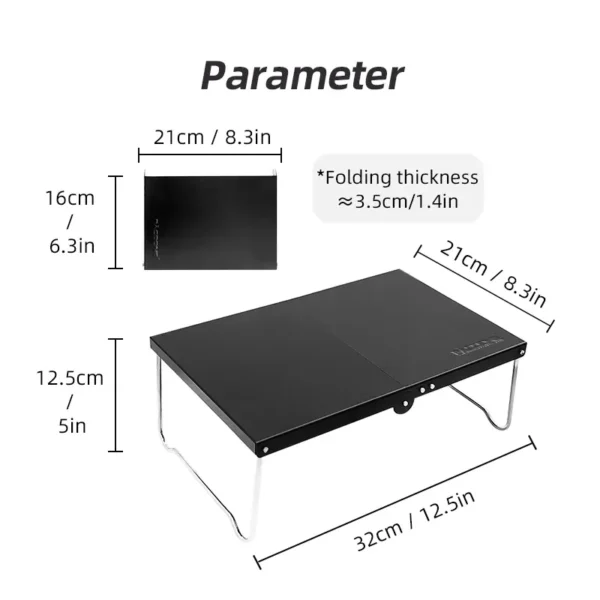 Camping Portable Foldable Table Small Coffee Tables Ultralight Outdoor Hiking Picnic Table MDF Mini Folding Table New - Image 2