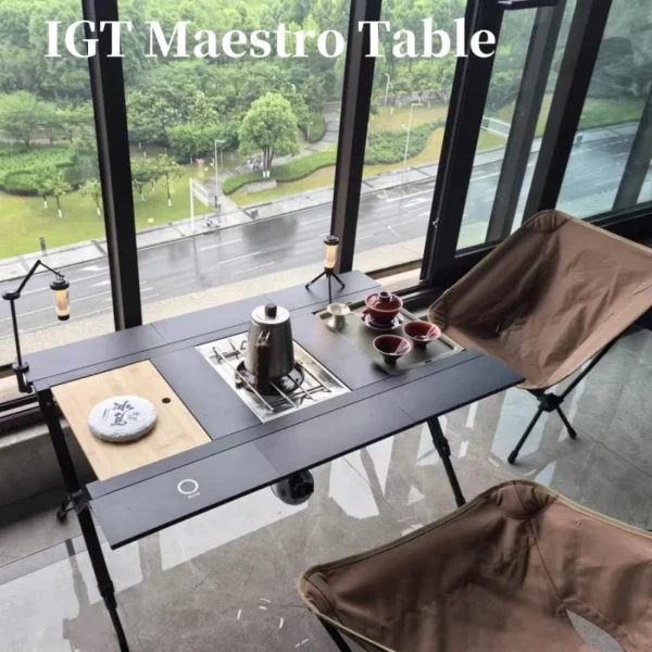 Camping IGT Table Lightweight Aluminum Alloy Table igt Maestro Table Ultralight Folding Camping Desk Picnic Tactical IGT Table