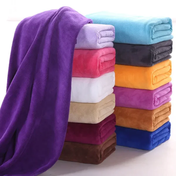 super large Microfiber bath towel,soft, high absorption and quick-drying, sports, Beauty salons and hotels multi-functional use. - Image 2