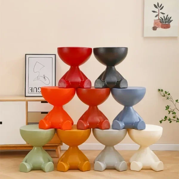 Modern Mini Coffee Table Nightstands Design Online Celebrity Crew Cut Tea Table Creative Home Living Room  Mesinha Furniture - Image 5