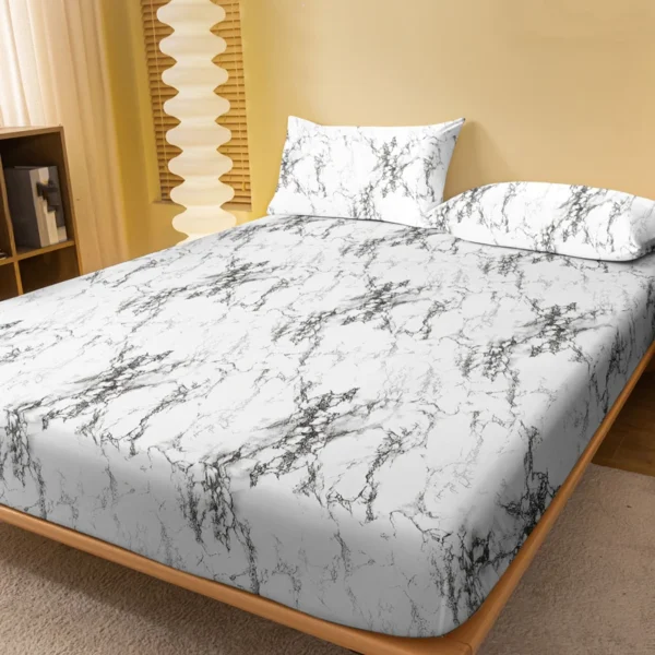 Four Seasons Men and Women Simple Fashion Texture Printing Sanded Bedspread Home Bedroom Hotel