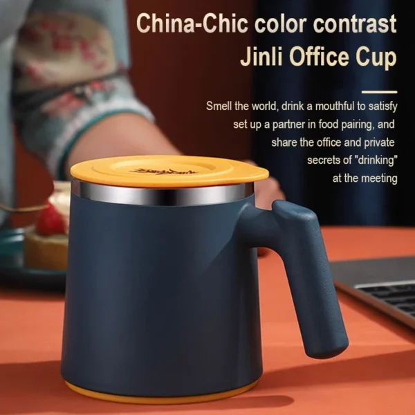 304 Stainless Steel Mug HighValue Coffee Mug Portable Office Heat Insulated Student Water Cup Stainless Steel Cup Insulation - Image 5