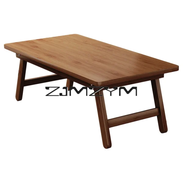 Foldable Small Coffee Table Tatami Window Low Table Rectangular Balcony Table Low Ground Desk Furnitrure - Image 6