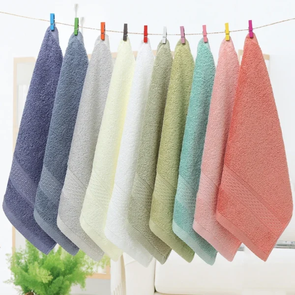 High quality pure cotton thickened Adult towels Soft and absorbent towels for both men women's household useDaily face washtowel - Image 6