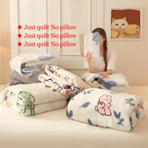 YanYangTian Winter Autumn Warm Plaid Blanket Plush Warmth Comfortable Bedspread on the bed Soda Bed Cover for kids 150 230 - Image 5