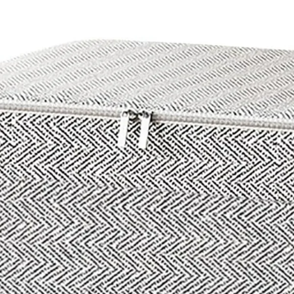 Non-Woven Zippers Storage Bag Moving Quilt Storage Basket Travel Large-Capacity Clothing Storage Bag Reusable Durable - Image 4