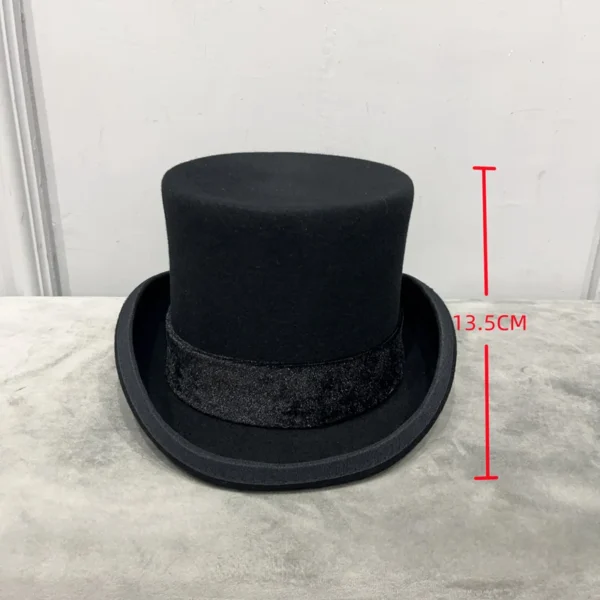 British wind in Europe and the gentleman cap stage performance top hat retro fashion and personality President hat cap - Image 6