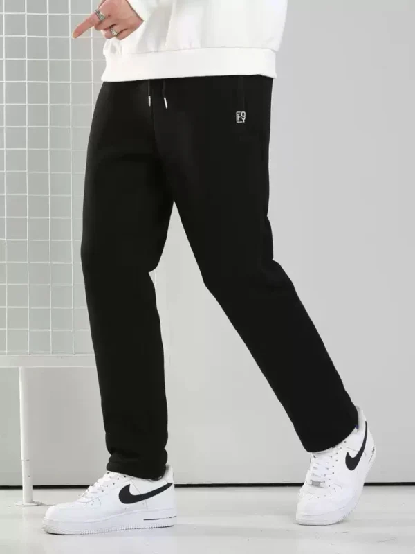 Winter Men's Sweatpants Thick Warm Fleece Joggers Sportswear Zip Pockets Cotton Casual Track Pants Plus Size 6XL 7XL 8XL - Image 2