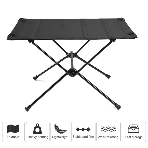 WESTTUNE Camping Folding Table Lightweight 1680D Oxford Roll-Up Table Portable Aluminum Alloy Tourist Tables for Outdoor Picnic - Image 4