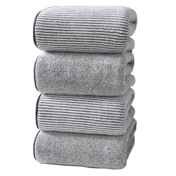 Thickened Bath Towels for The Body Microfiber Towel for Gym Sports Shower Robe for Spa Beath Home - Image 5