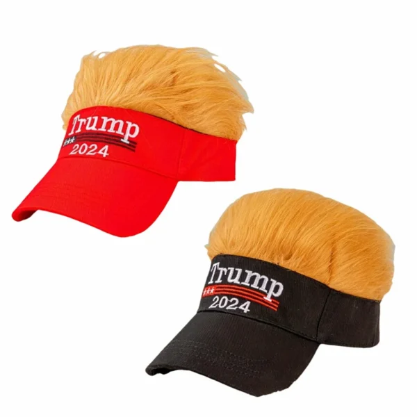 Trump Hats 2024 Visor Donald Trump Baseball Hat Men Women Adjustable Visor Cap Classic Sunscreen Baseball Cap For Fishing Hiking