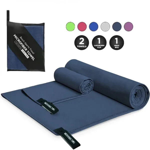 New microfiber towel sports quick-drying super absorbent camping towel super soft and lightweight gym swimming yoga beach towel - Image 6