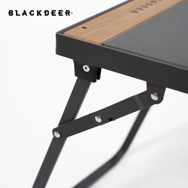 BLACKDEER Camping IGT Table Folding Aluminum Alloy Table Multifunctional Portable BBQ Grill Wood Table Outdoor Picnic Fishing - Image 5