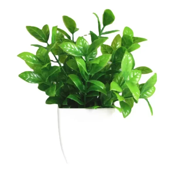 Artificial Bonsai Green Fake Plant Eucalyptus Flower Potted Plant for Indoor Outdoor Home Bedroom Garden Decoration Supplies - Image 5