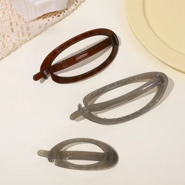 New Korea Big Size Duckbill Clip Hair Hairpin Top Clip Disk Hair Plastic Hairgrips Clamps Women Makeup Headwear Hair Accessories - Image 3