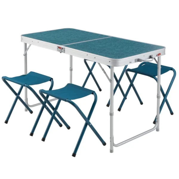 Outdoor Portable Camping Folding Table with Four Chairs Camping Portable Folding Table Garden Folding Table Garden Table Set