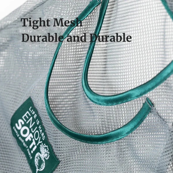 1pc 40x50cm Green Multi-purpose Storage Household Hanging Bag Fruits And Vegetables Portable And Breathable Hanging Storage Bag - Image 5