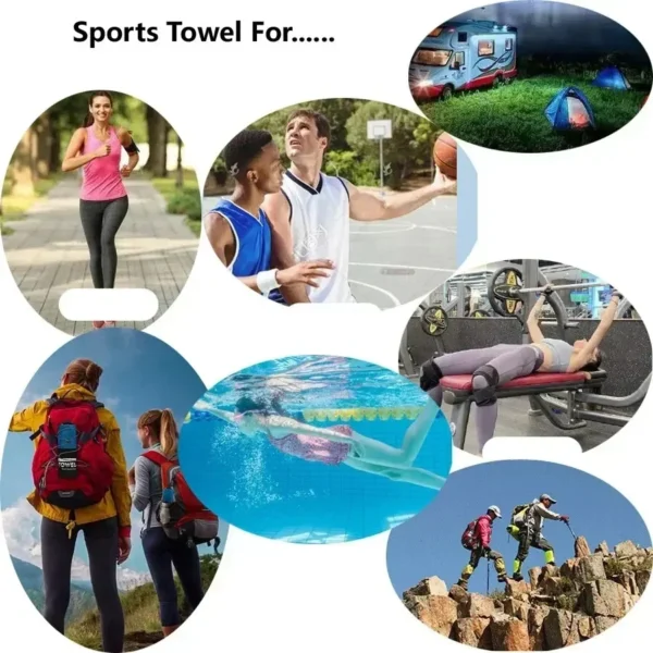 Quick-Dry Sports Towel 40X80/76X152CM Microfiber Running Yoga Gym Fitness Basketball Outdoor Camping Hiking Beach Towels - Image 5