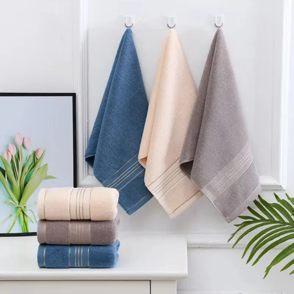 Thickened Absorbent Towel Pure Cotton Quick Absorbent Soft Quick Dry Thickened Face Towel - Image 2