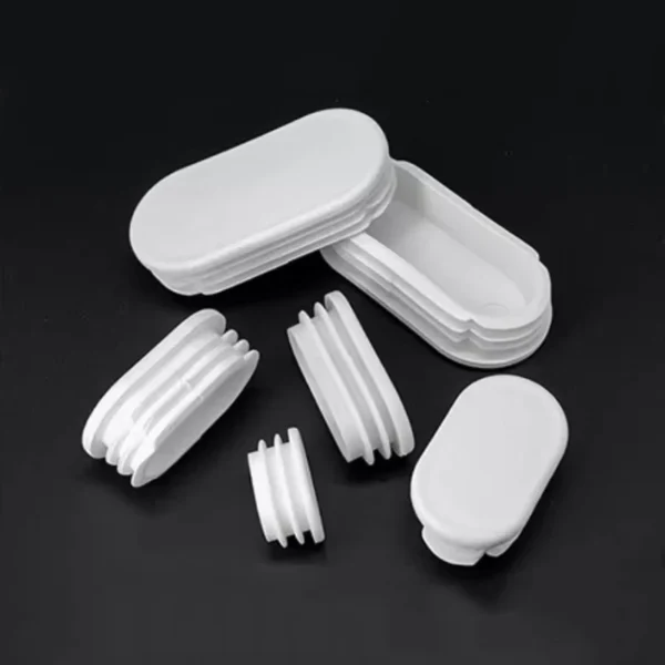 Oval Oblong Tubes End Caps Black/White Blanking Plugs Pipe Inserts Table Feet Chair Plastic Dust Plug Furniture Accessories - Image 6