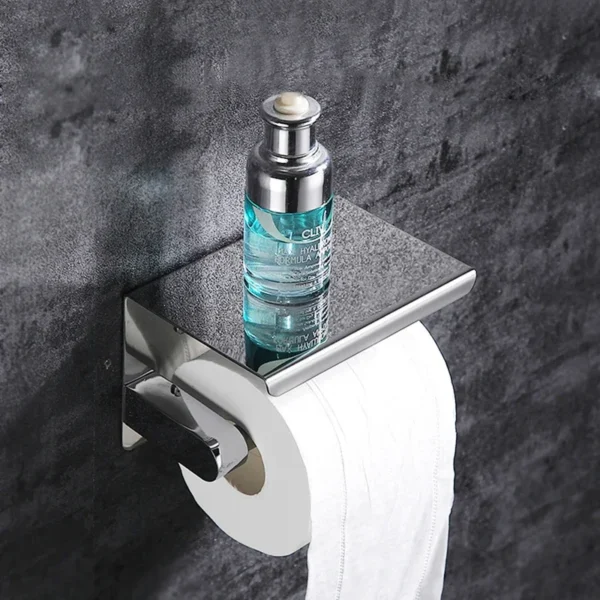 Toilet Paper Holder  Storage Rack Kitchen Towel Placement of seasoning bottles Bathroom Wall Roll of Paper Phone Storage