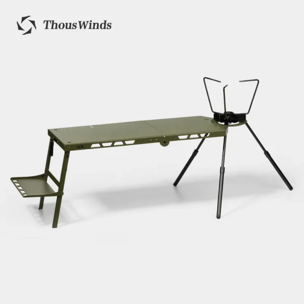 Thous Winds Solo Camping Aluminum Folding Table Lightweight Hiking Camp Stove Table for Picnic Outdoor Ultra Light Tables TW1024 - Image 3