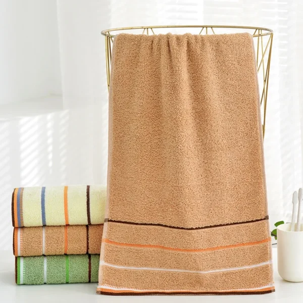 100% Cotton Bathroom Hand Towel Thickened Face Hair Towels Bathroom Adults Hotel Travel LoverIncreases Water Absorption - Image 3