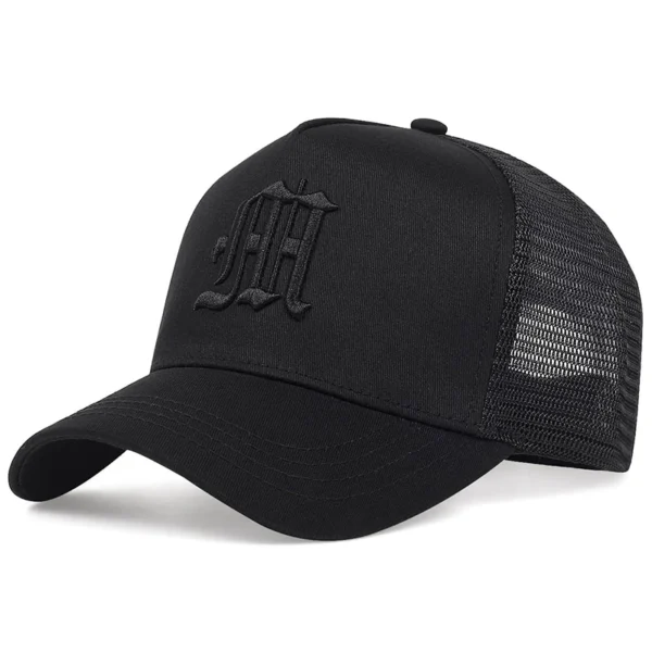 Unisex Gothic Letter Embroidery Baseball Net Caps Spring and Summer Outdoor Adjustable Casual Hats Sunscreen Hat - Image 2