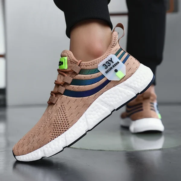 Men Casual Sneakers Summer Breathable Sport Shoes Lightweight Outdoor Mesh Running Shoes Athletic Jogging Tenis Walking Shoes - Image 2