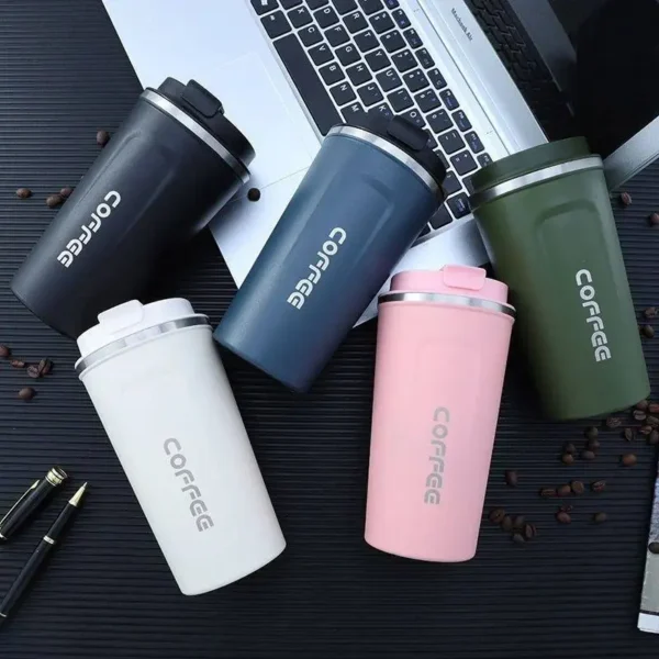 380/510ML Travel Stainless Steel Coffee Cup Thermal Mug Leak-Proof Thermos Bottle Tea Coffee Mug Vacuum Flask Insulated Cups Hot - Image 5