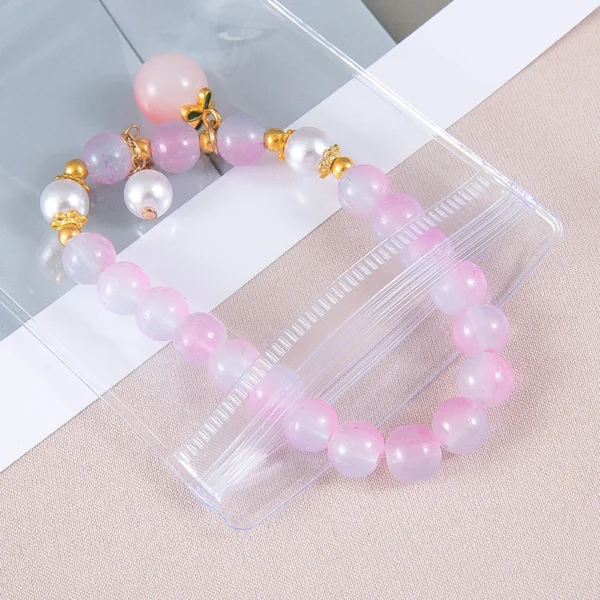 20Pcs Transparent Jewelry Pouches Anti-Oxidation Zip Lock Storage Bags for Earring Necklace Bracelet DIY Display Packaging - Image 5