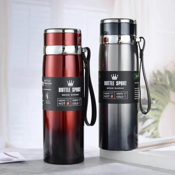 Thermal Water Bottle Keep Cold and Hot Water Bottle Thermos for Coffee Tea Vacuum Flasks Stainless Steel Thermos Bottle gifts - Image 2