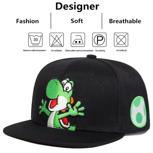 Unisex Dinosaur Embroidery Hip-hop Hats Spring Autumn Outdoor Adjustable Casual Baseball Caps Sunscreen Hat - Image 6