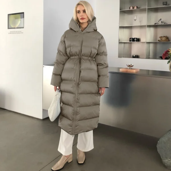 2024 Women Winter coat Stylish Thick Warm Parkas - Image 3