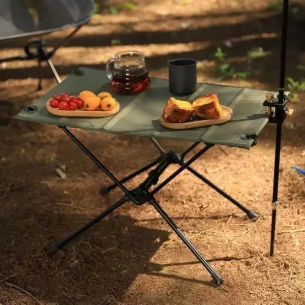 Outdoor Camping Portable Tactical Table, Ultra Light Aluminum Alloy Folding Cloth Table, Picnic Table - Image 2