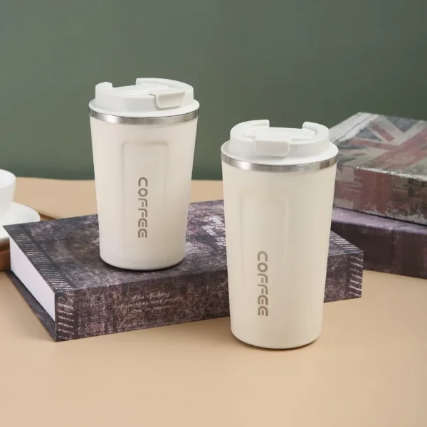 380/510ml Stainless Steel Coffee Cup Travel Thermal Mug Leak-Proof Thermos Bottle Tea Coffee Mug Office Business Style Thermos - Image 5