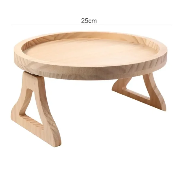 NEW Sofa Tray Table Sofa Armrest Clip-On Tray Natural Bamboo Sofa Tray Practical TV Snack Tray For Remote Control Coffee Snacks - Image 3