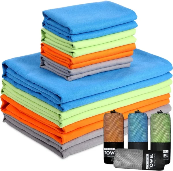 New microfiber towel sports quick-drying super absorbent camping towel super soft and lightweight gym swimming yoga beach towel - Image 3