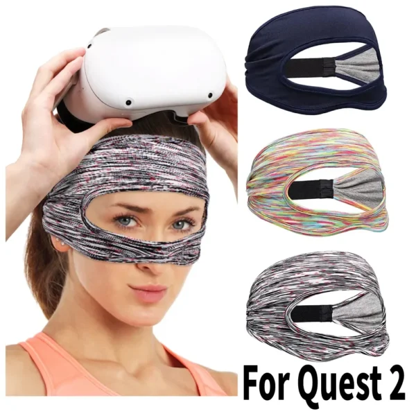 For Oculus Quest 2 Accessories VR Mask Cover Breathable Sweat Band Virtual Reality Headset for Meta Quest 3S /3 Pico 4 VR