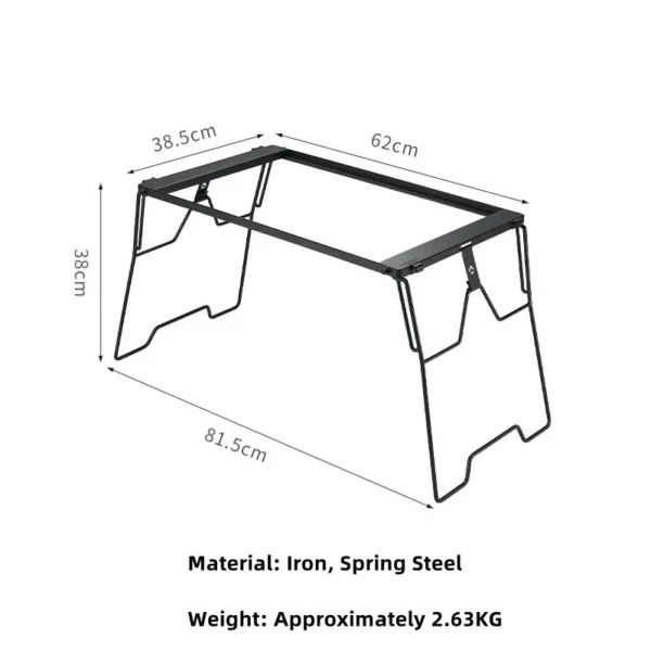 CAMPINGMOON CK-3650-T38 Bridge Table Picnic Combination Tactical IGT Table Camping Lightweight Portable Outdoor Folding Table - Image 6