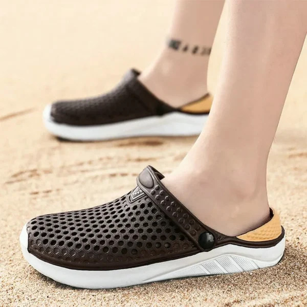 Unisex Fashion Beach Sandals Men Anti Slip Thick Sole Slippers Lightweight Summer Flip Flops Garden Shoes Man Women - Image 4