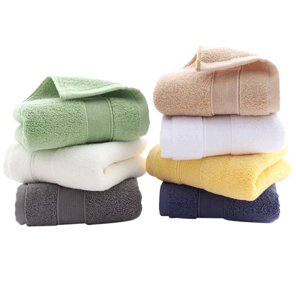 Cotton Towel Bathroom Face Towel Strong Absorbent Soft Non-shedding Adult Towel Thickened Box in Two Packs - Image 4