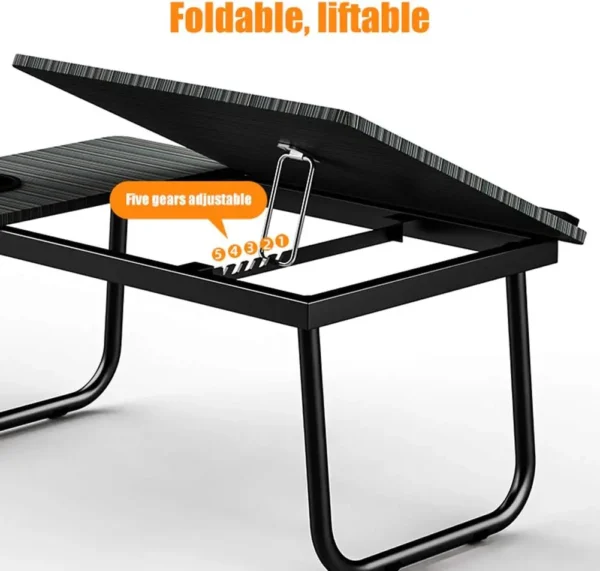 Adjustable Bed Table Computer Desk Foldable Night Table pliante for Home Reading Laptop Computer Desk Dormitory Student Table - Image 4