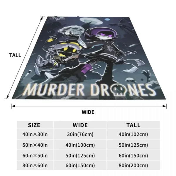 Robot Murder Drones V Blanket Uzi Doorman Horror Flannel Throw Blanket Summer Air Conditioning Decoration Soft Warm Bedspreads - Image 6