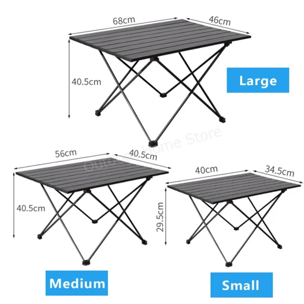 Ultralight Camping Table Aluminium Outdoor Folding Table coffee tables Protable Garden tables BBQ Picnic table Cool Camping Gear - Image 5