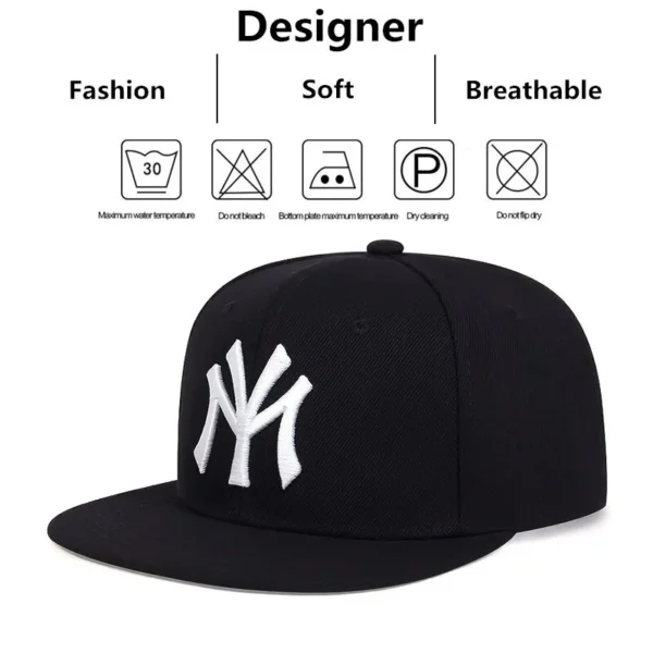 Unisex Letter Embroidery Hip-hop Hats Outdoor Adjustable Casual Baseball Caps Sunscreen Hat - Image 6