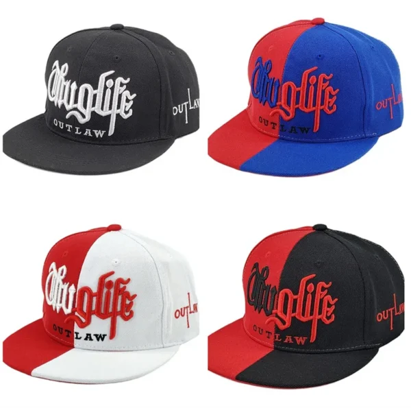 Fashion Fastball CAP Thuglife Embroidery Hiphop Baseball Cap Snapback Hat Bone Adjustable Casual Designer Cap Men Gorras Hombre - Image 2